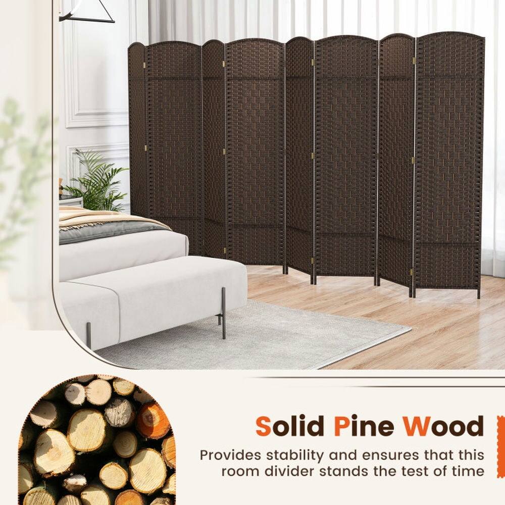Solid Pine Wood  
Provides stability and ensures that this room divider stands the test of time