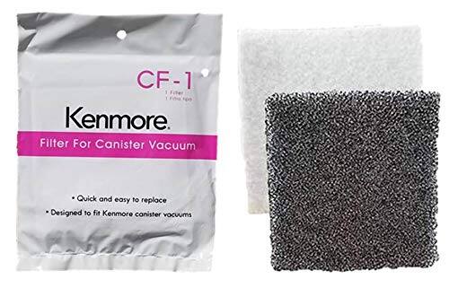 CF-1  
Kenmore  
Filter For Canister Vacuum  

- Quick and easy to replace  
- Designed to fit Kenmore canister vacuums