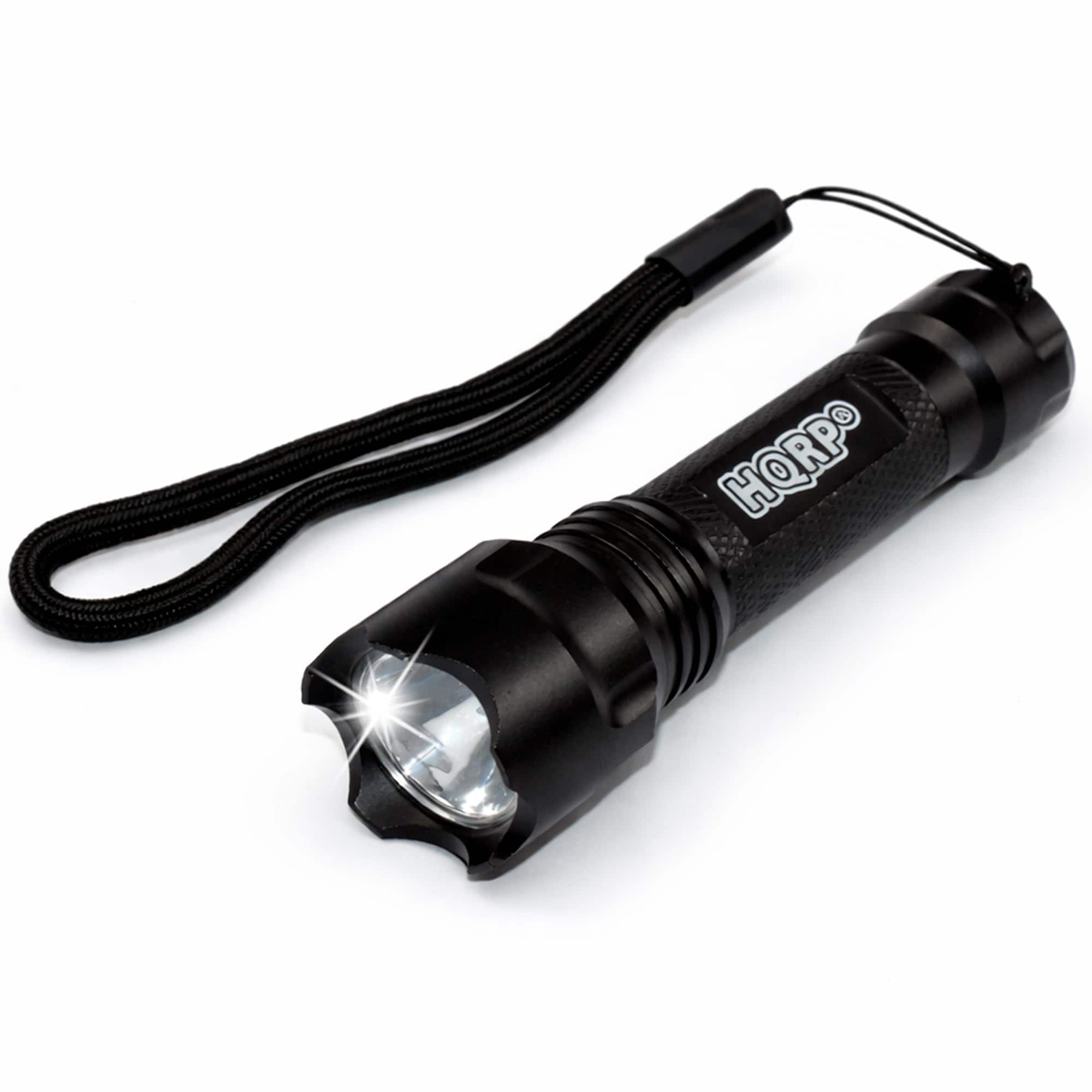 HQRP - Mini LED Flashlight Pocket Torch, Compact AAA Battery Light - Camping Hiking Travel Bicycle