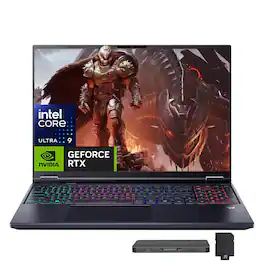 Acer - Predator Helios Neo 16" Gaming Laptop,Ultra 9 275HX,GeForce RTX 5060,64GB RAM,2TB SSD+1TB Dock Set,Win 11 - Black