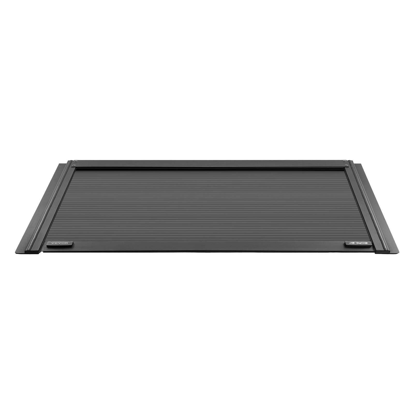Alt View 5. VEVOR - Retractable Tonneau Cover, 5.7 ft Hard Retractable Tonneau Cover with Built-in Drainage Pipe - Black.