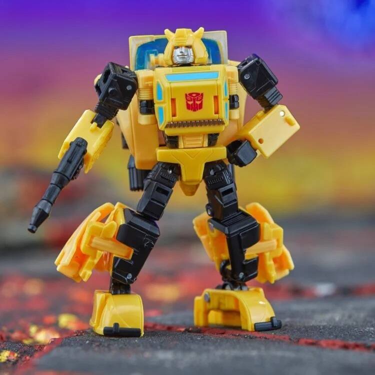 Alt View 7. Hasbro - Hasbro Collectibles - Transformers - Legacy - Deluxe Class Origin Bumblebee   - COLLECTIBLES - Multicolor.