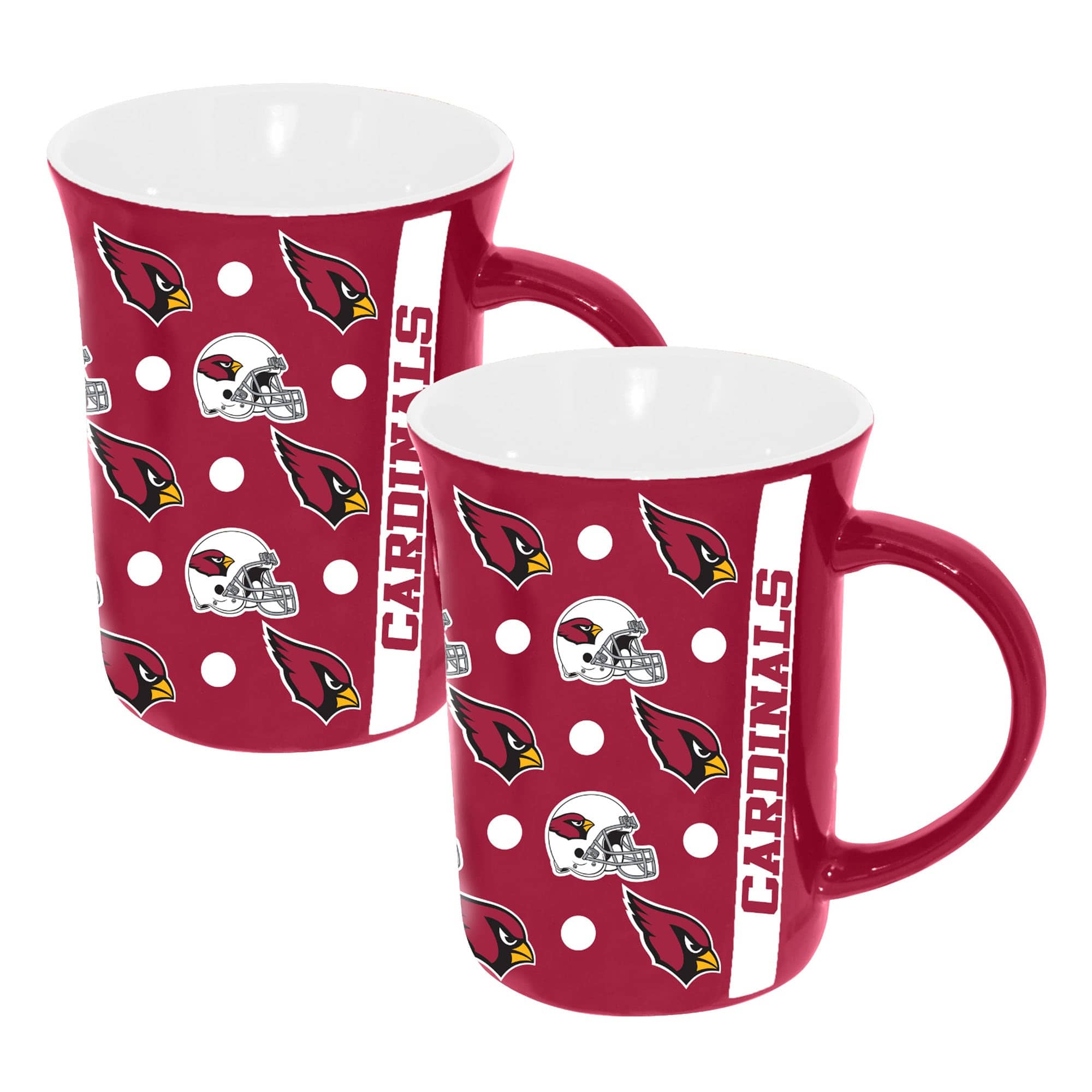 The Memory Company - Arizona Cardinals Two-Pack 15oz. Line Up Ceramic Mugs - Multicolor price history on PriceWatchPro