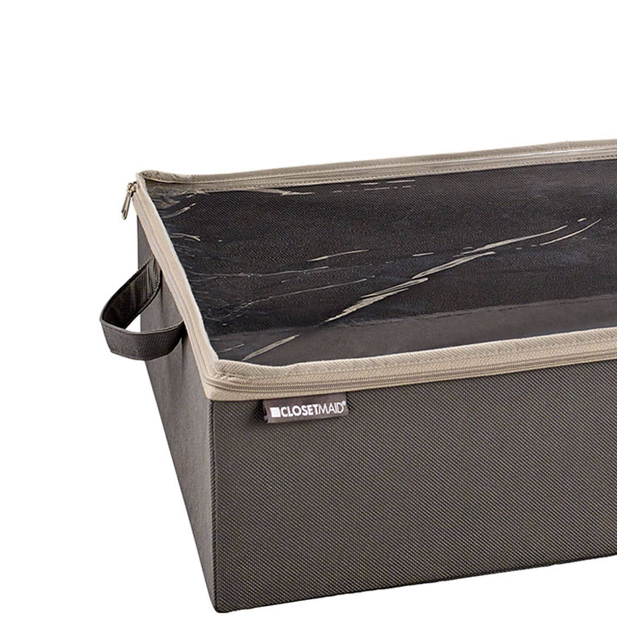 Alt View 3. ClosetMaid - ClosetMaid 3149500 Fabric Organizer Multiple Item Storage Zip Bag, Charcoal.