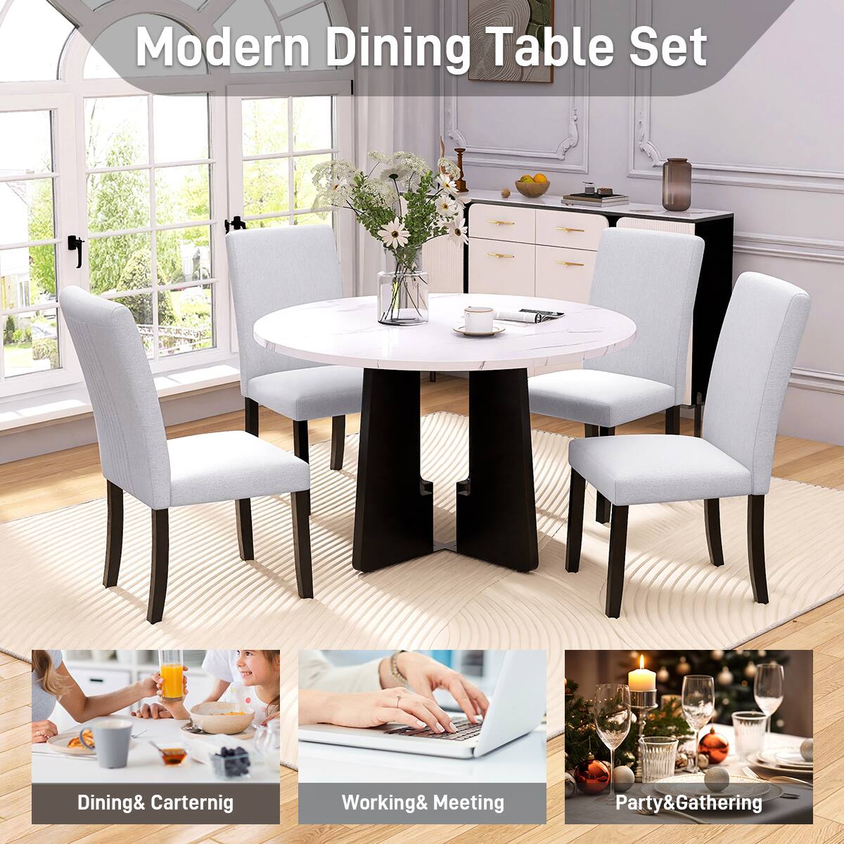 Modern Dining Table Set

Dining & Catering

Working & Meeting

Party & Gathering