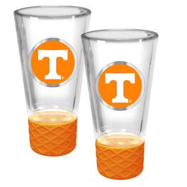 Great American Products - Tennessee Volunteers 2-Pack 4oz. Cheer Shot Set with Silicone Grip - Orange