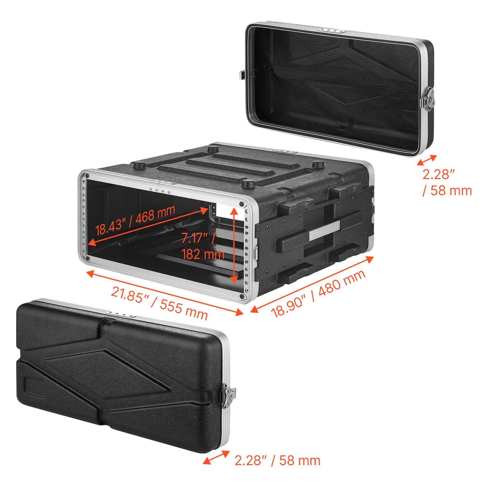 1. 468 mm / 18.43"  
2. 7.17" / 182 mm  
3. 21.85" / 555 mm  
4. 480 mm / 18.90"  
5. 2.28" / 58 mm