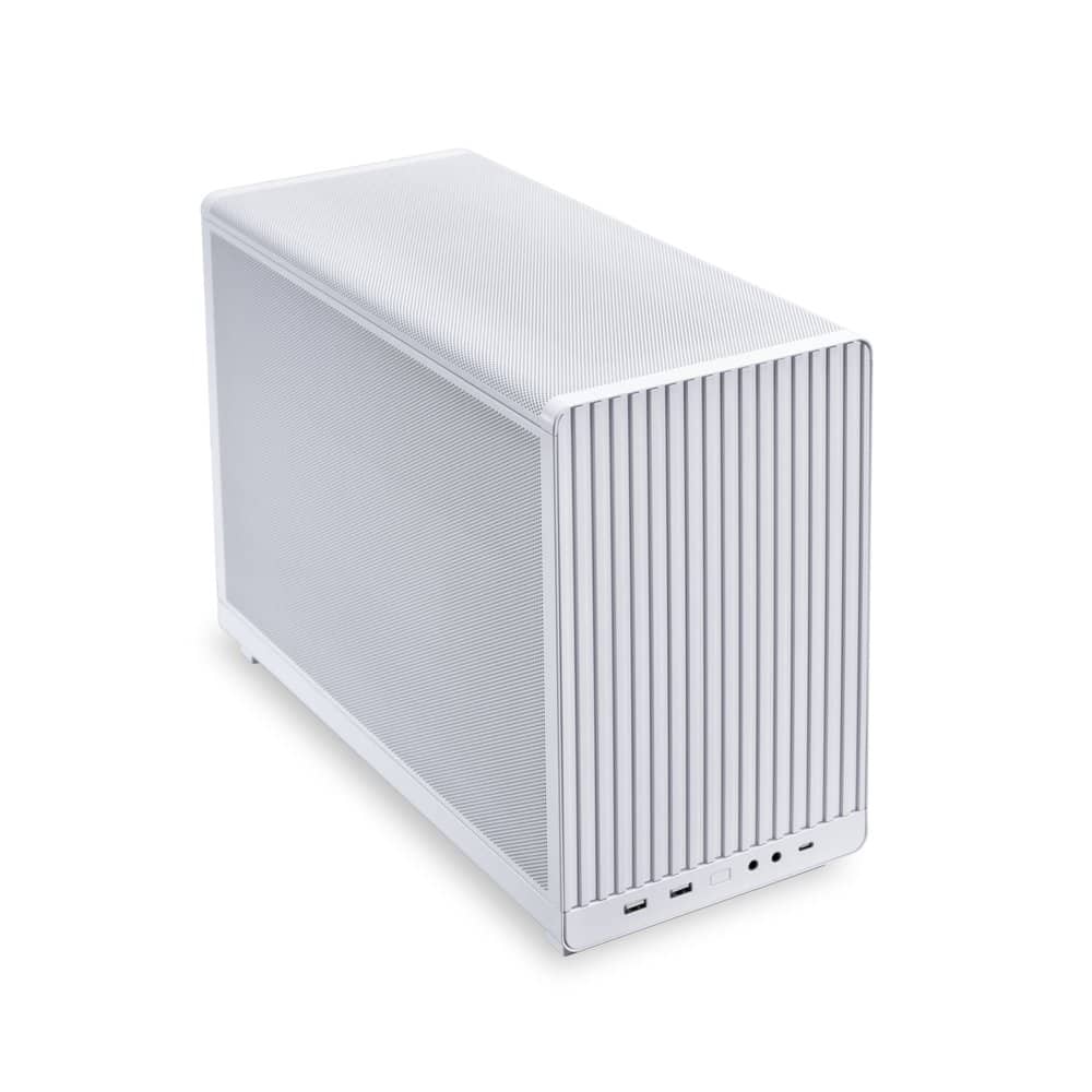 Lian Li - A3W.US (WHITE) mATX 26.3L micro form factor chassis- Supports up to 360 radiator and 10 x 120mm fans - White