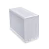 Front. Lian Li - A3W.US (WHITE) mATX 26.3L micro form factor chassis- Supports up to 360 radiator and 10 x 120mm fans - White.