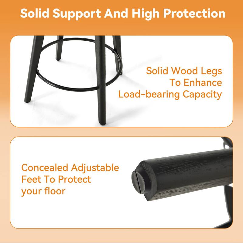 Solid Support And High Protection

Solid Wood Legs To Enhance Load-bearing Capacity

Concealed Adjustable Feet To Protect your floor