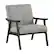 Angle. OSP Home Furnishings - Weldon Armchair - Graphite.