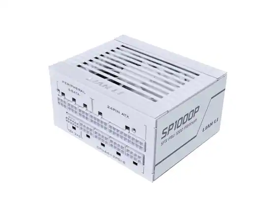 PERIPHERAL & SATA
24PIN ATX
12V-2X6L
CPU&6+2PCI-E
SP1000P
SFX PSU 1000 PLATINUM
LIAN LI