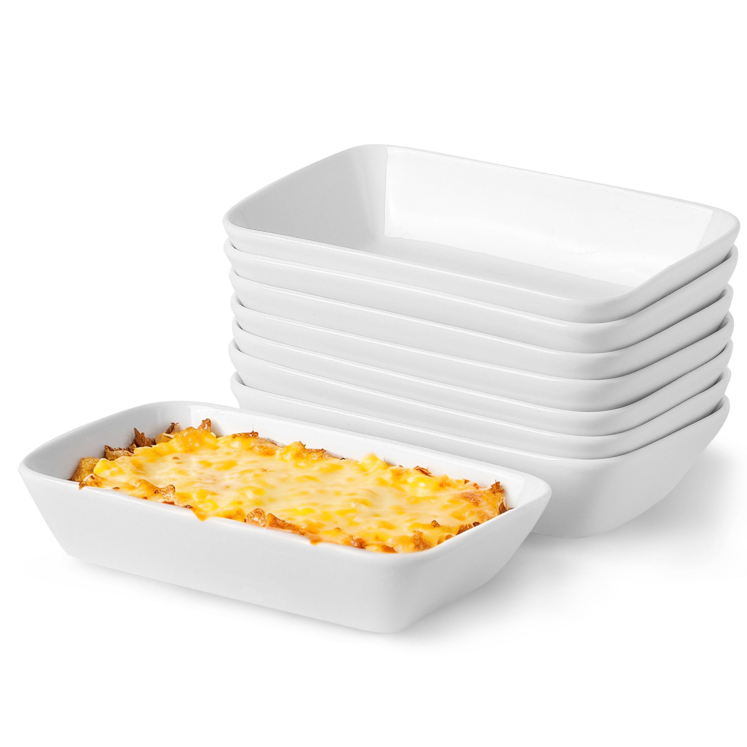 Stylel Star 13.5oz Ceramic Small Baking Dish 8 Pack 7 * 4.3 X 1.5 Inch ...