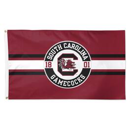 WinCraft - South Carolina Gamecocks 3' x 5' Applique Flag - Multicolor