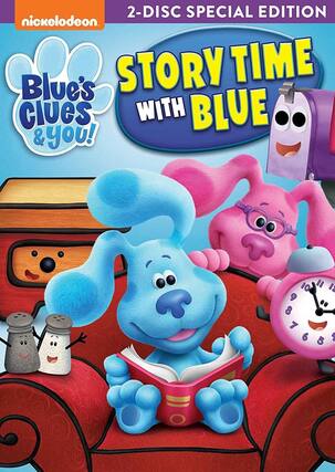 Front. Blue's Clues And You! Story Time With Blue - DVD.
