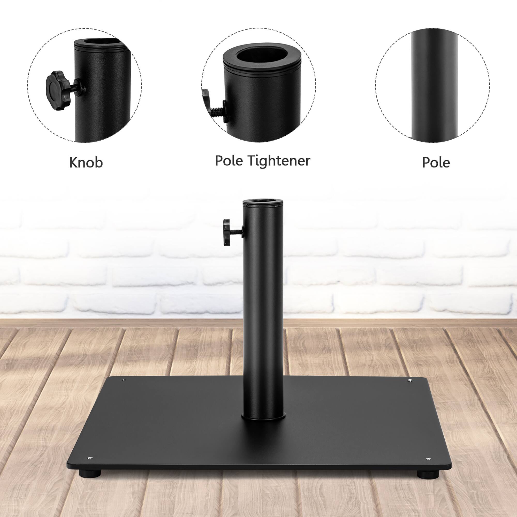 Knob  
Pole Tightener  
Pole