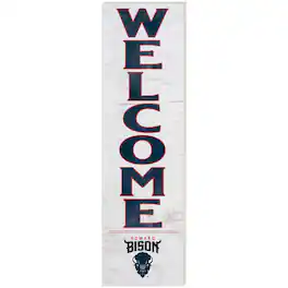 Jardine - Howard Bison 10'' x 35'' Indoor/Outdoor Welcome Sign - Blue