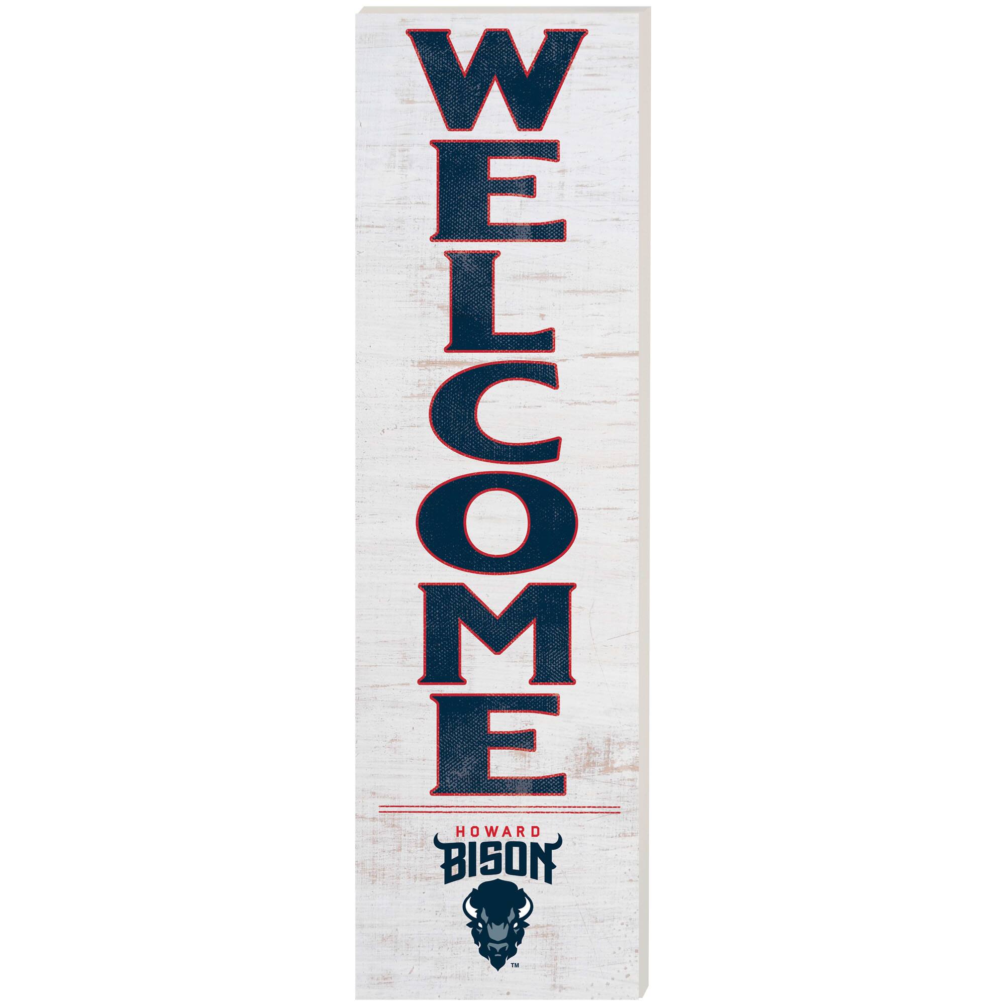 Howard Bison 10'' x 35'' Indoor/Outdoor Welcome Sign