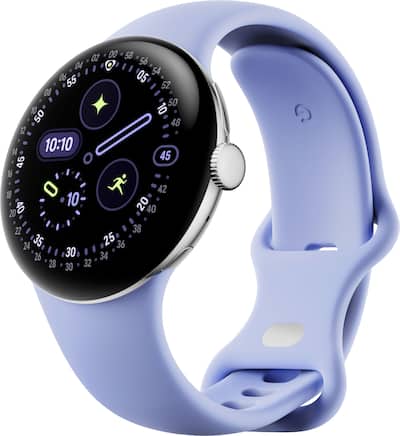 Google Pixel Watch 4 (41mm) Wi Fi Polished Silver Case Iris Band Google Pixel Watch 4 (41mm) Wi Fi Polished Silver Case Iris Band