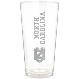 Great American Products - North Carolina Tar Heels Etched 16oz. Vertical Rally Cry Pint Glass - Multicolor