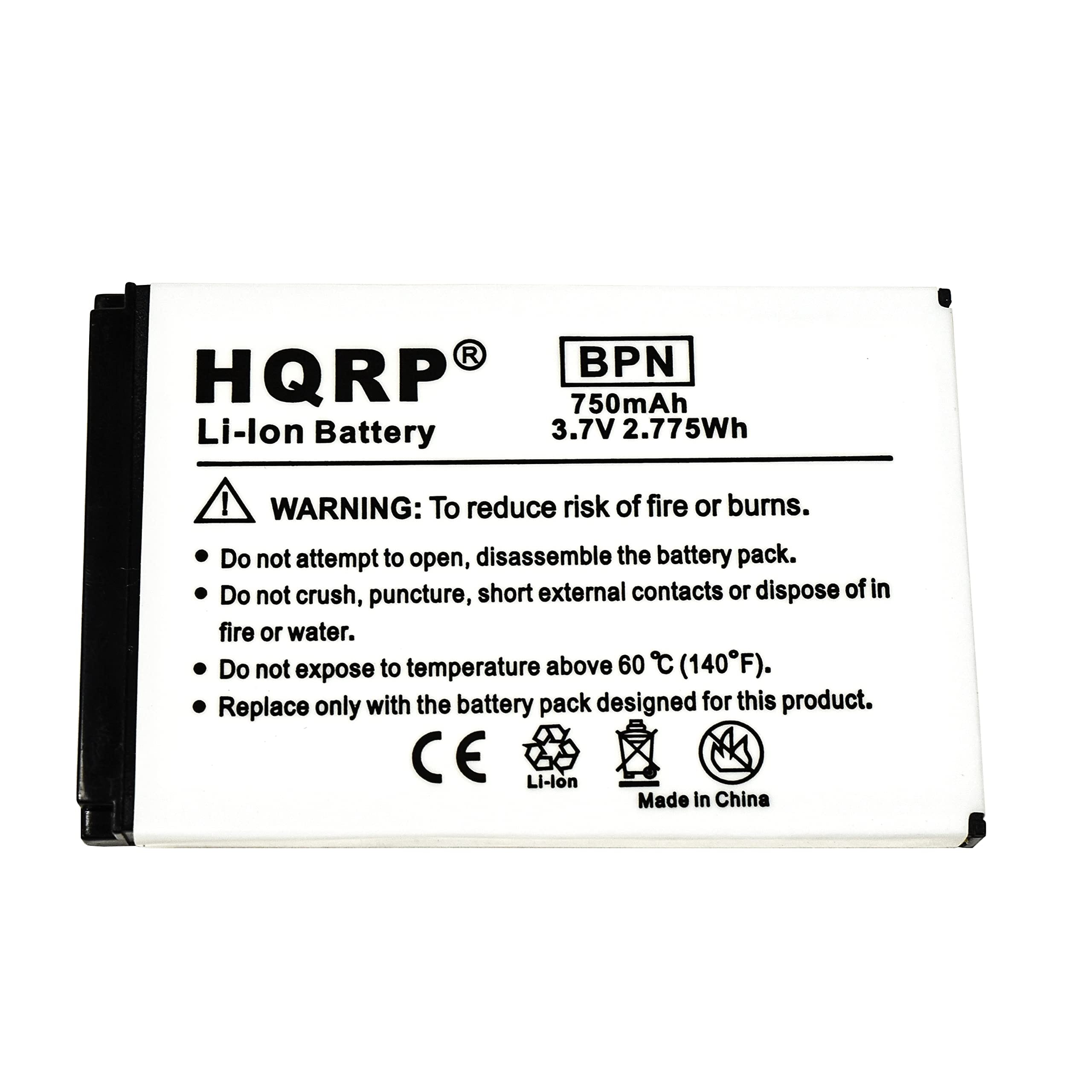 HQRP - 750mAh Replacement Battery for Creative Zen Micro DAA-BA0005 MP3 Player, Li-Ion, Extra High Capacity