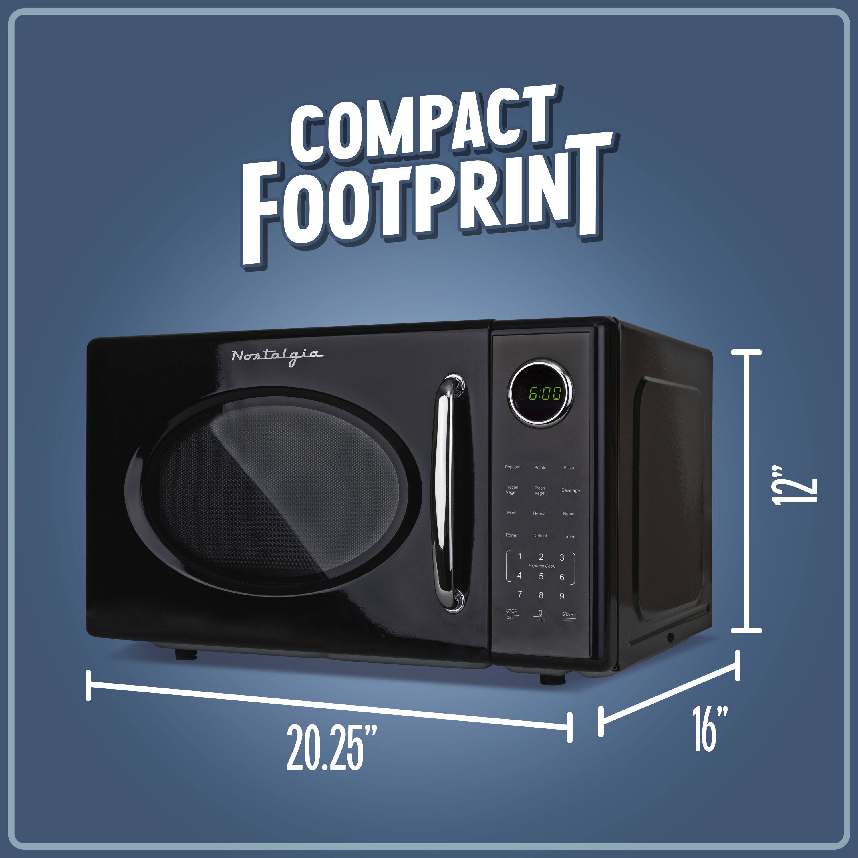 COMPACT FOOTPRINT  
Nostalgia  
6:00  
20.25" x 16" x 12"