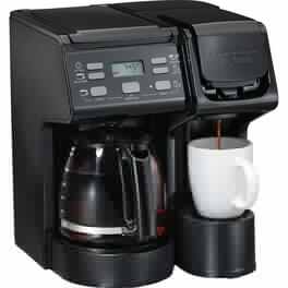 Hamilton Beach - Refurbished Excellent - FlexBrew Trio Coffee Maker with 40 oz. Reservoir R49904 - Black