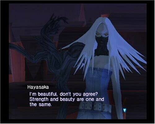 Hayasaka, I'm beautiful, don't you agree? Strength and beauty are one and the same.