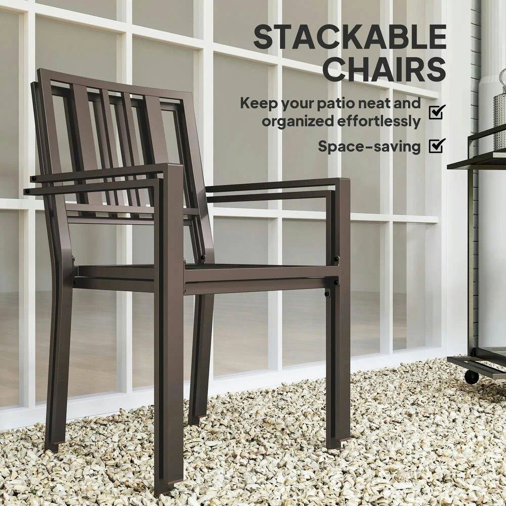 STACKABLE CHAIRS
Keep your patio neat and organized effortlessly
Space-saving