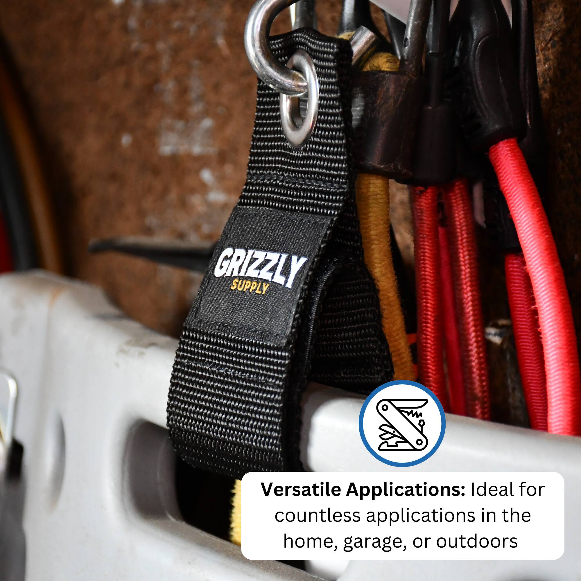 GRIZZLY SUPPLY

Versatile Applications: Ideal for countless applications in the home, garage, or outdoors