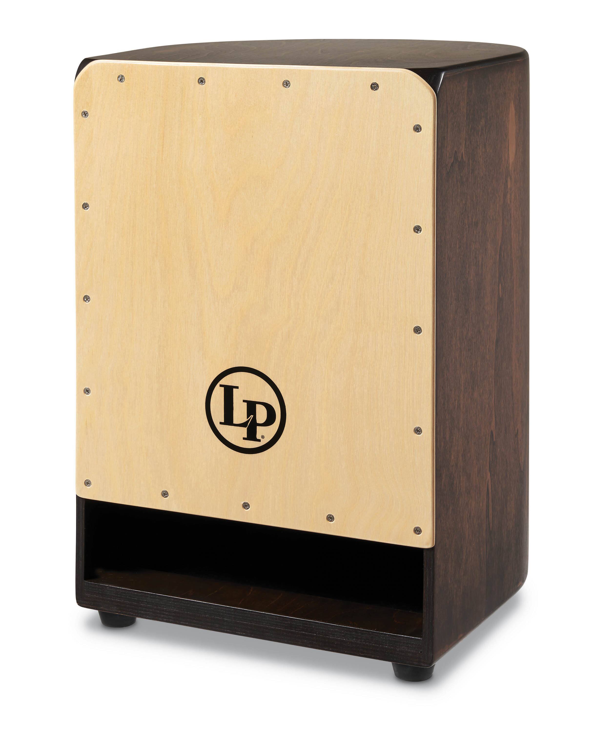 Left. Latin Percussion - Roundback Sub-Bass Cajon.