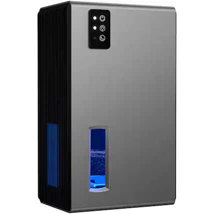 Front. Cluzine - Compact Dehumidifier with 34oz/day Capacity, 95oz Tank & Dual Working Modes.