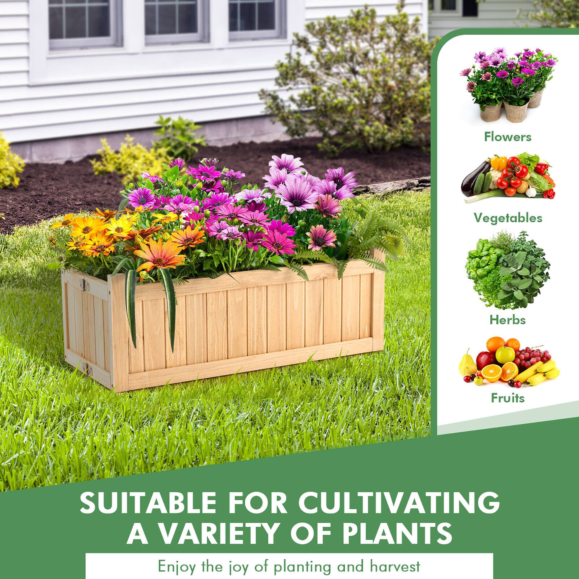 Flowers Vegetables Herbs Fruits

SUITABLE FOR CULTIVATING A VARIETY OF PLANTS

Enjoy the joy of planting and harvest