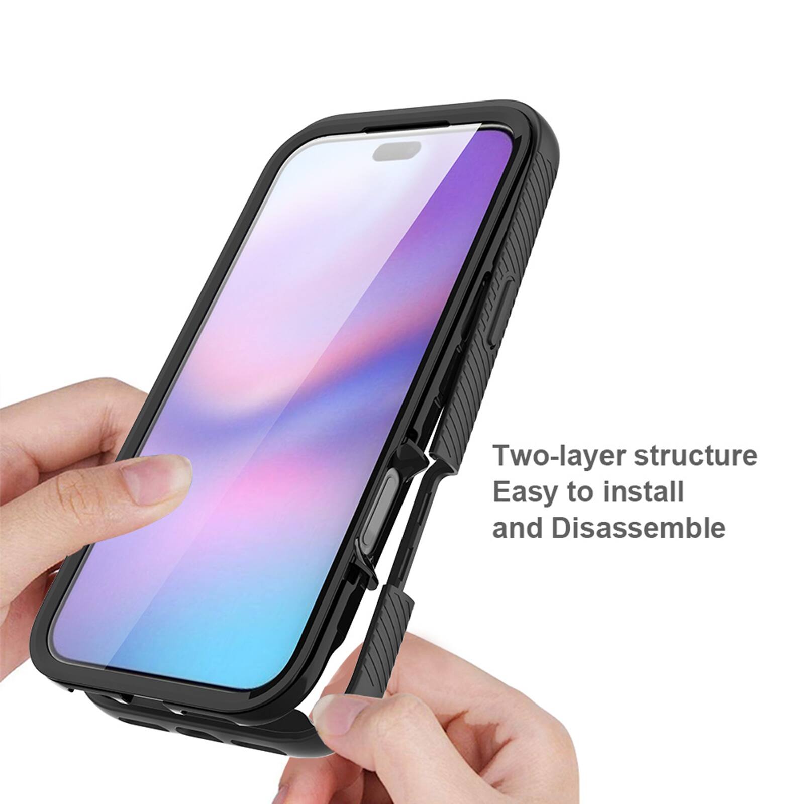 Two-layer structure  
Easy to install and disassemble
