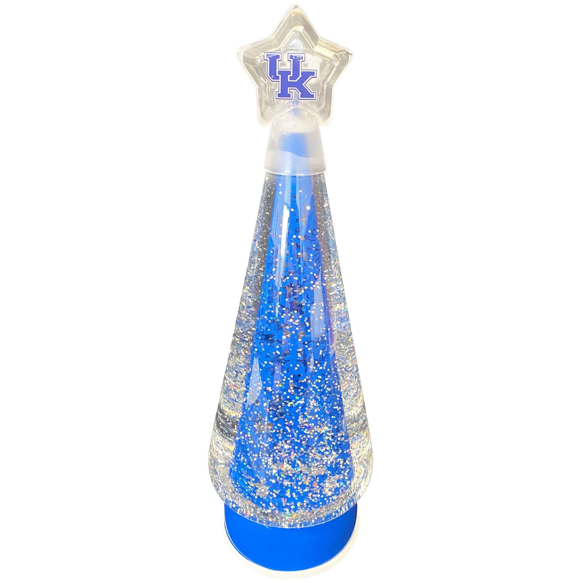 Alt View 1. Santa's Workshop - Kentucky Wildcats 12" Tree Globe - Blue.