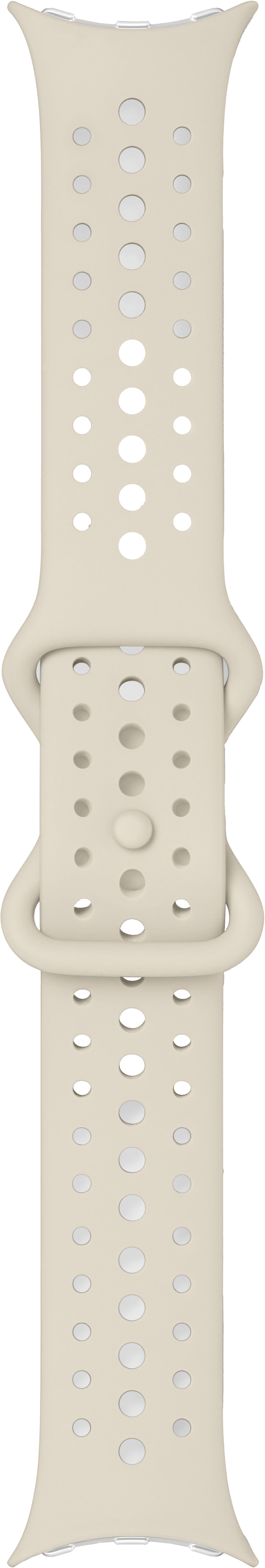 Angle. Google - Pixel Watch Active Sport Band - Small - Porcelain.