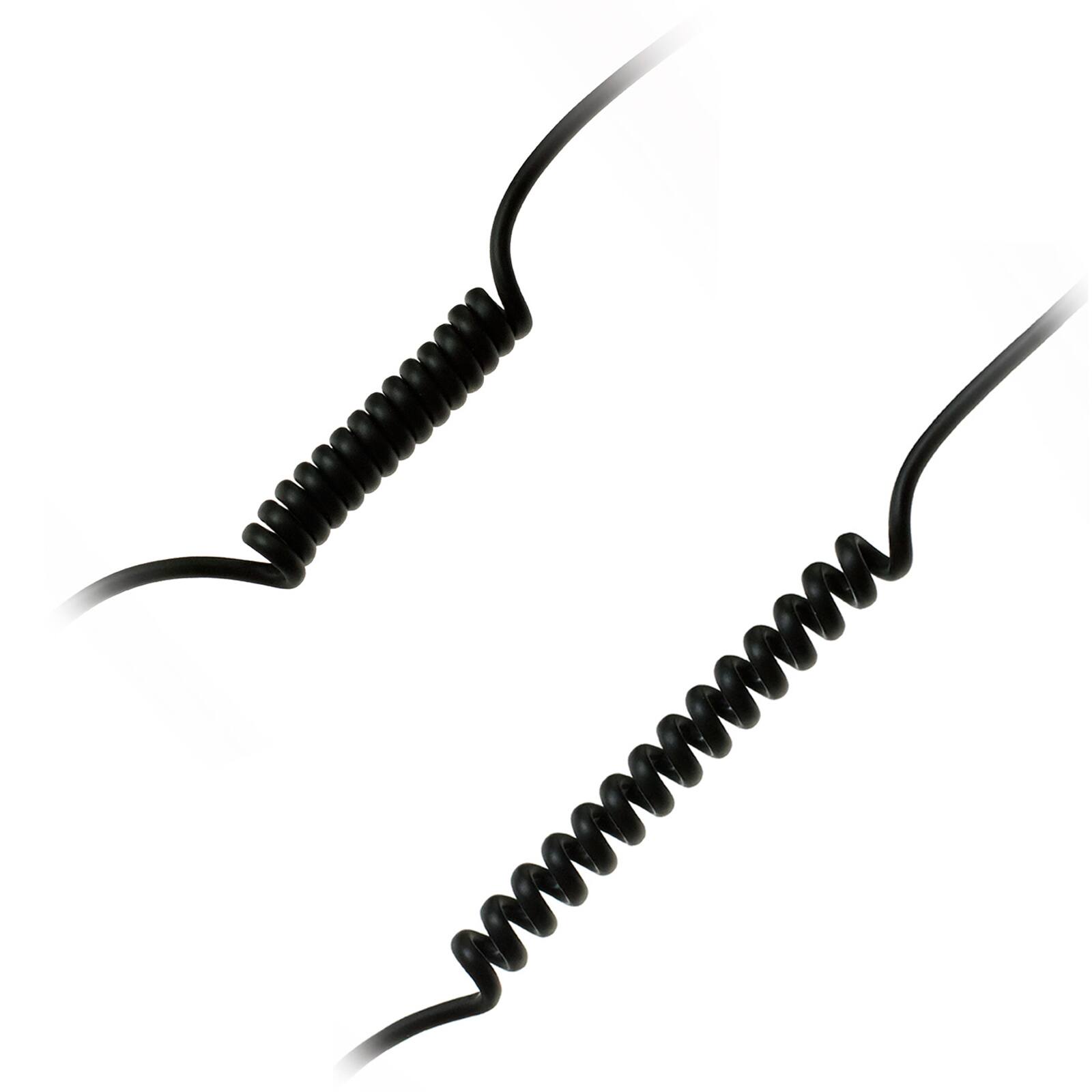 Left. ProMaxPower - Acoustic Tube Earpiece with PTT Mic for Motorola XPR3300e, DEP550 & Other Radios - Black.