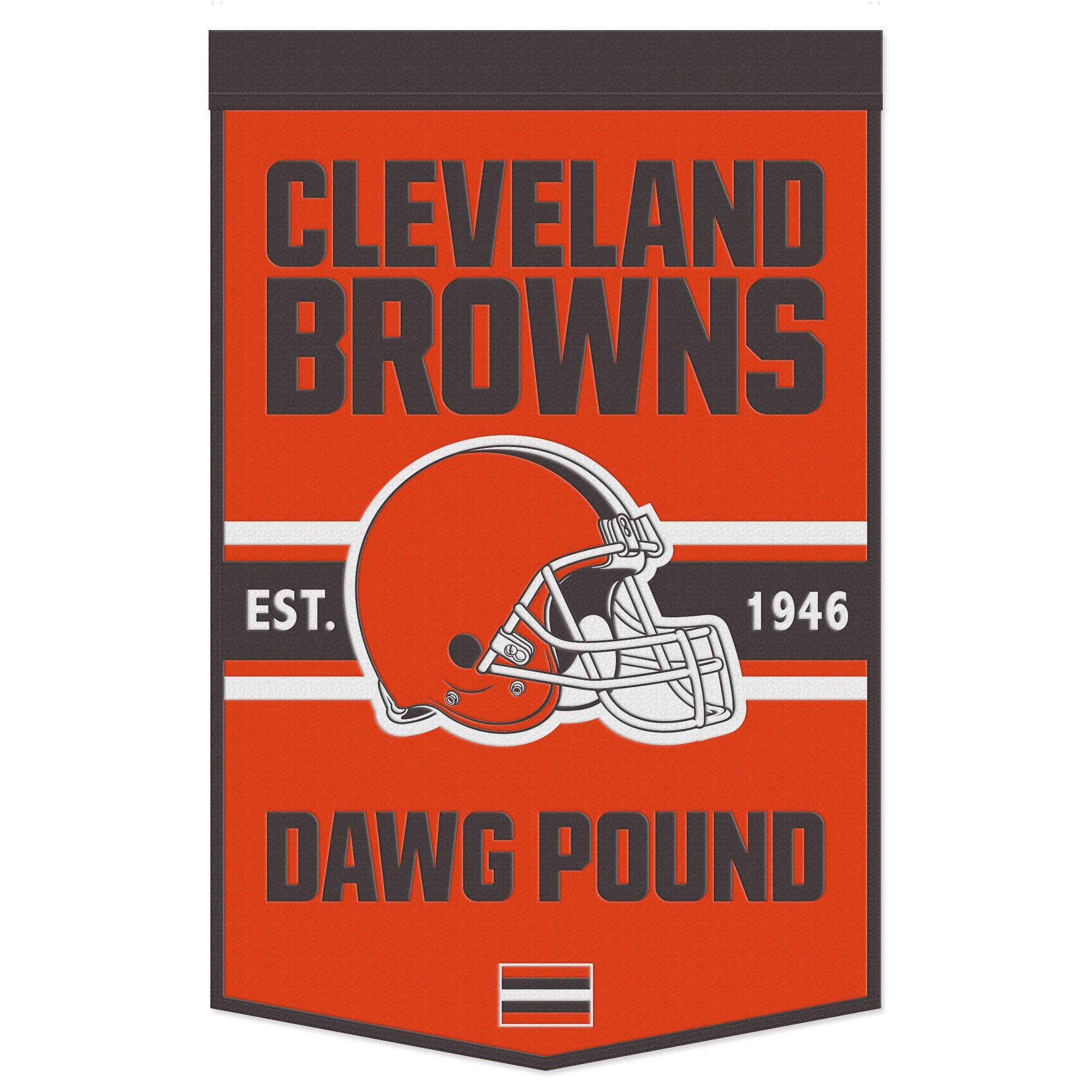 CLEVELAND BROWNS  
EST. 1946  
DAWG POUND
