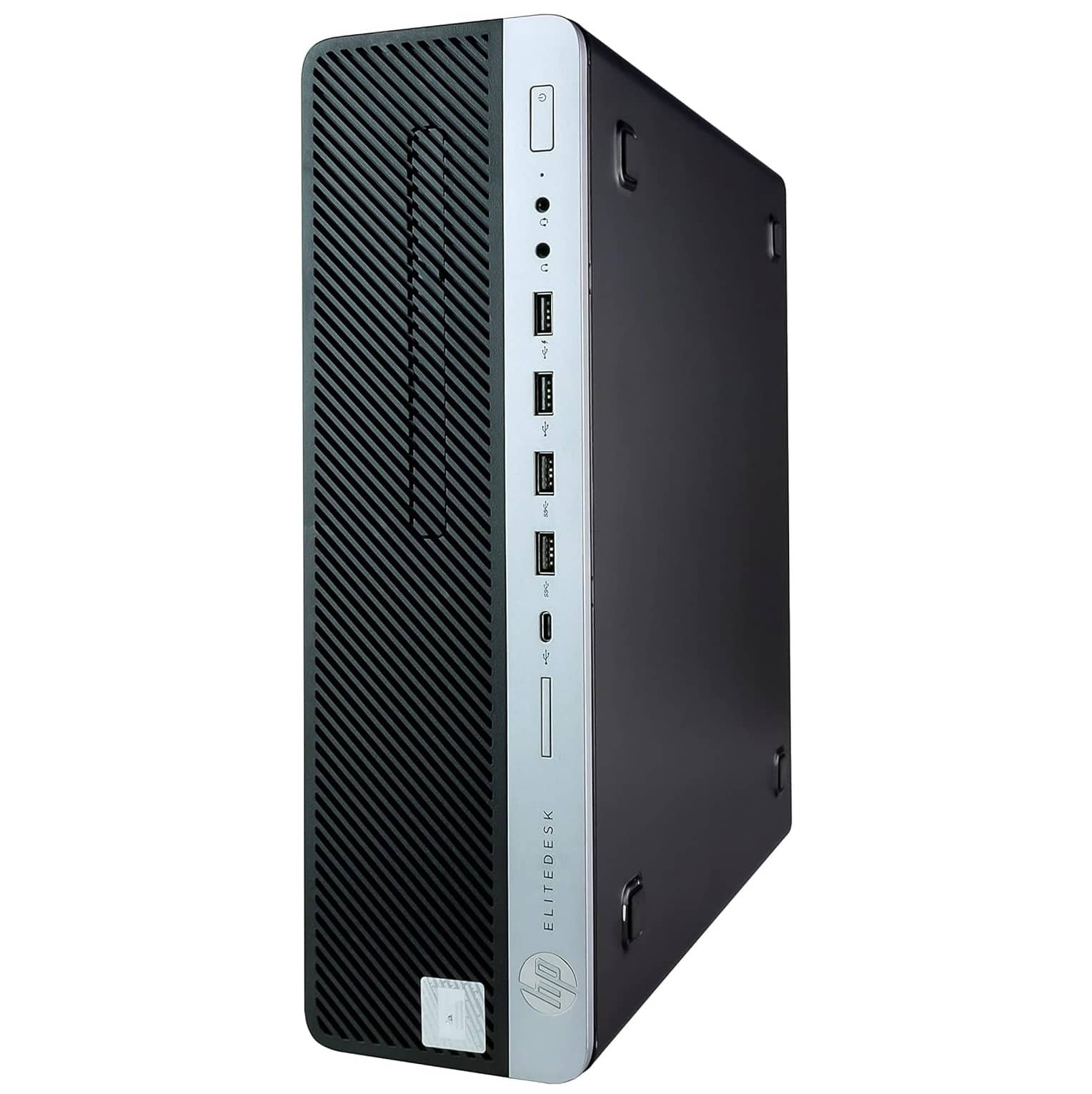 Angle. HP - HP ProDesk 600G4 SFF Desktop PC, Hexa Intel Core i5-8500 up to 4.1Ghz, 32GB DDR4 RAM, 1TB SSD, USB WiFi, Win11 Pro - Black.
