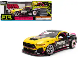 Jada - Ford Mustang RTR #213 Ben Hobson Pennzoil Formula Drift PRO Championship 2025 with Lights RTR Vehicles 1/24 - Multicolor