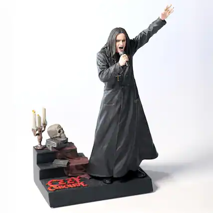 Front. McFarlane Toys - Ozzy Osbourne - Ozzy Osbourne (Music Maniacs) 1/10 Scale Resin Statue McFarlane Toys - COLLECTIBLES - Multicolor.