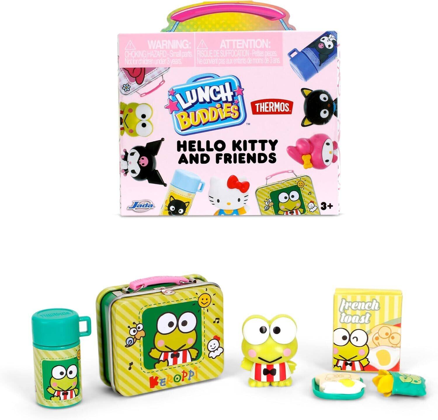 WARNING: ATTENTION: CHOKING HAZARD - Small parts RISQUE DE SUFFOCATION - Petites pièces NE convient pas aux enfants de moins de 3 ans

LUNCH BUDDIES THERMOS HELLO KITTY AND FRIENDS

Jada

3+