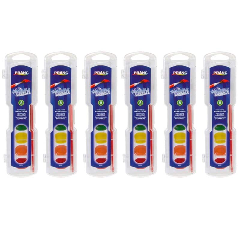 Prang - Semi-Moist Washable Watercolor Set 8 Colors Per Set 6 Sets price history on PriceWatchPro