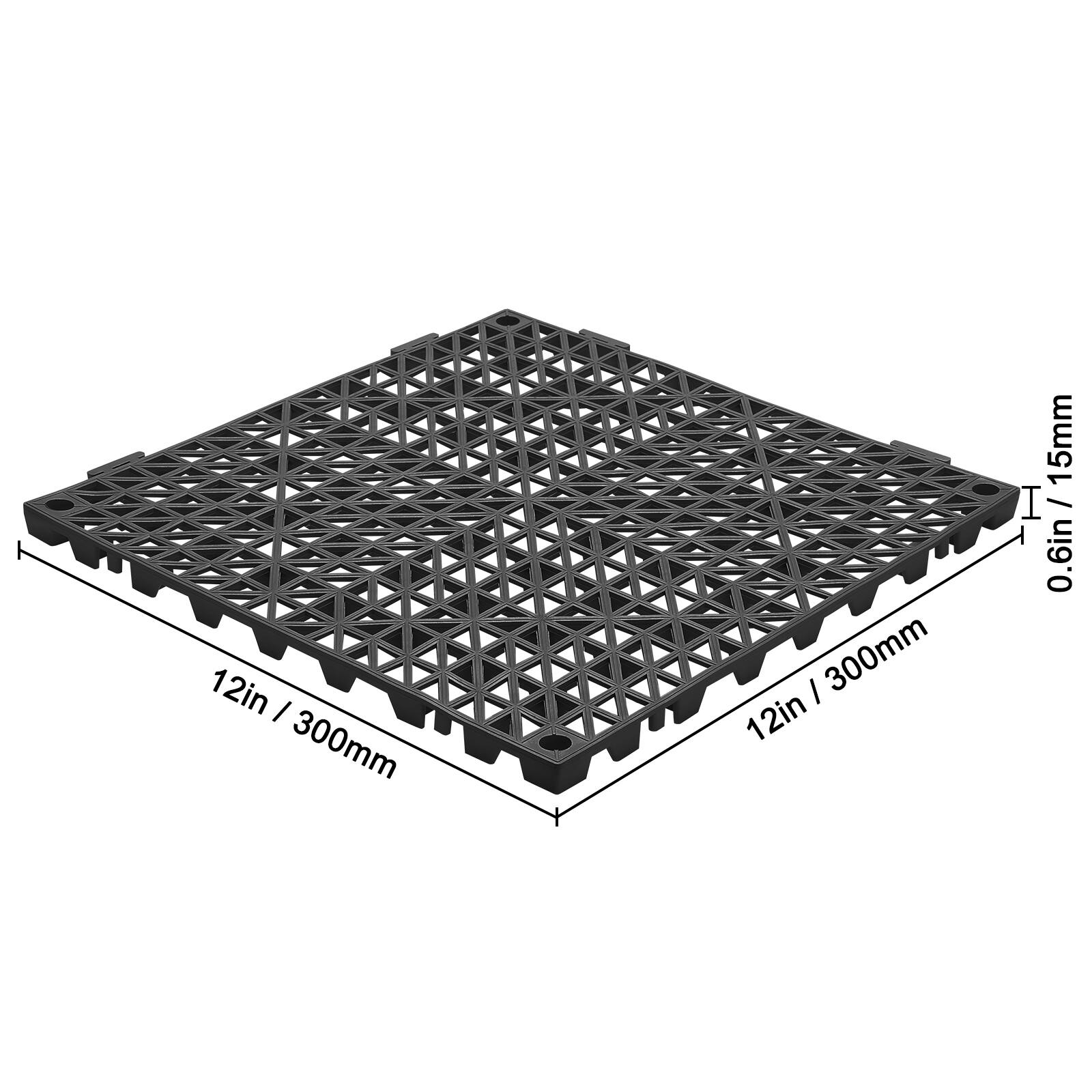 12in / 300mm, 12in / 300mm, 0.6in / 15mm