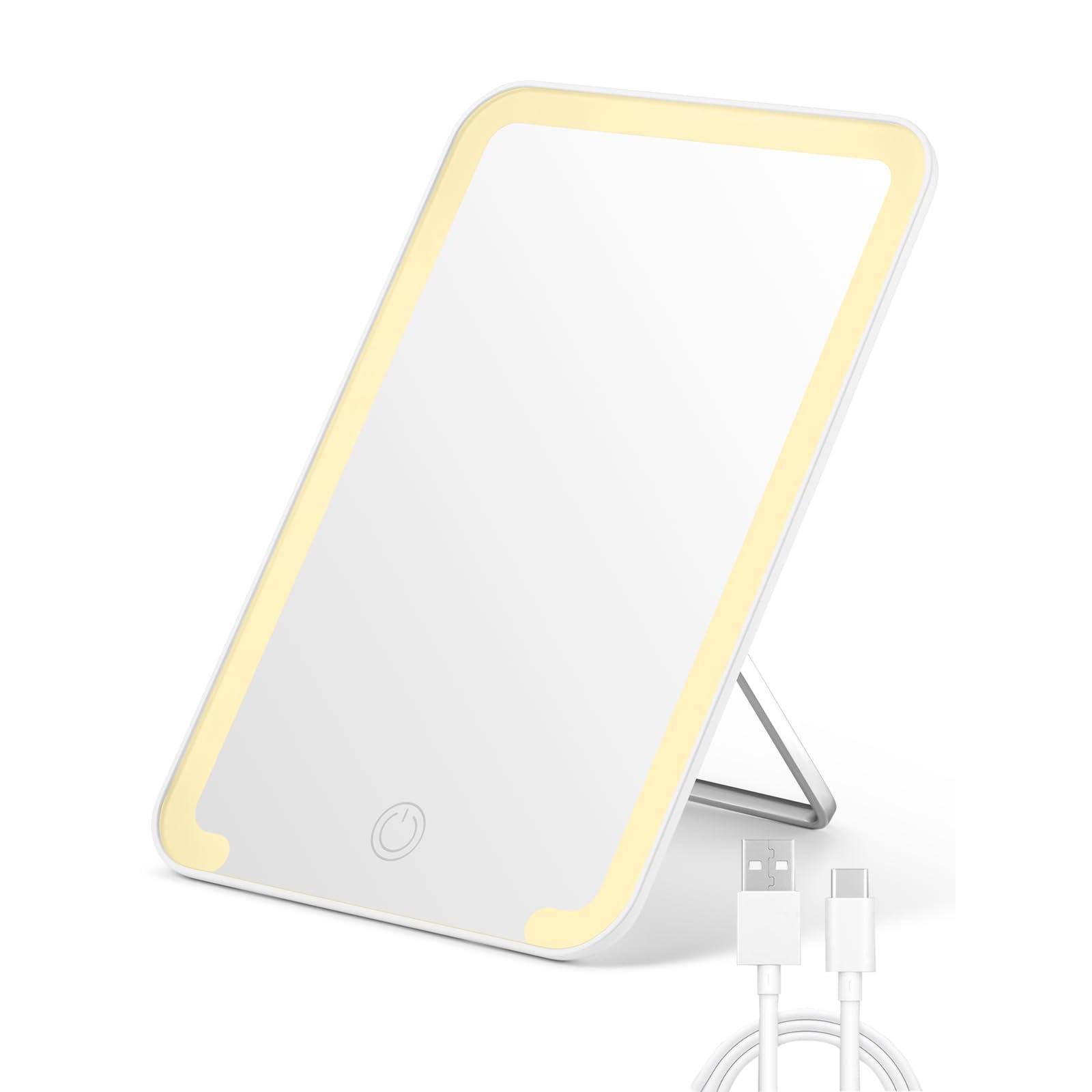 White-lighted-8"L x 5"W