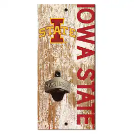 Fan Creations - Iowa State Cyclones Distressed Bottle Opener - Multicolor