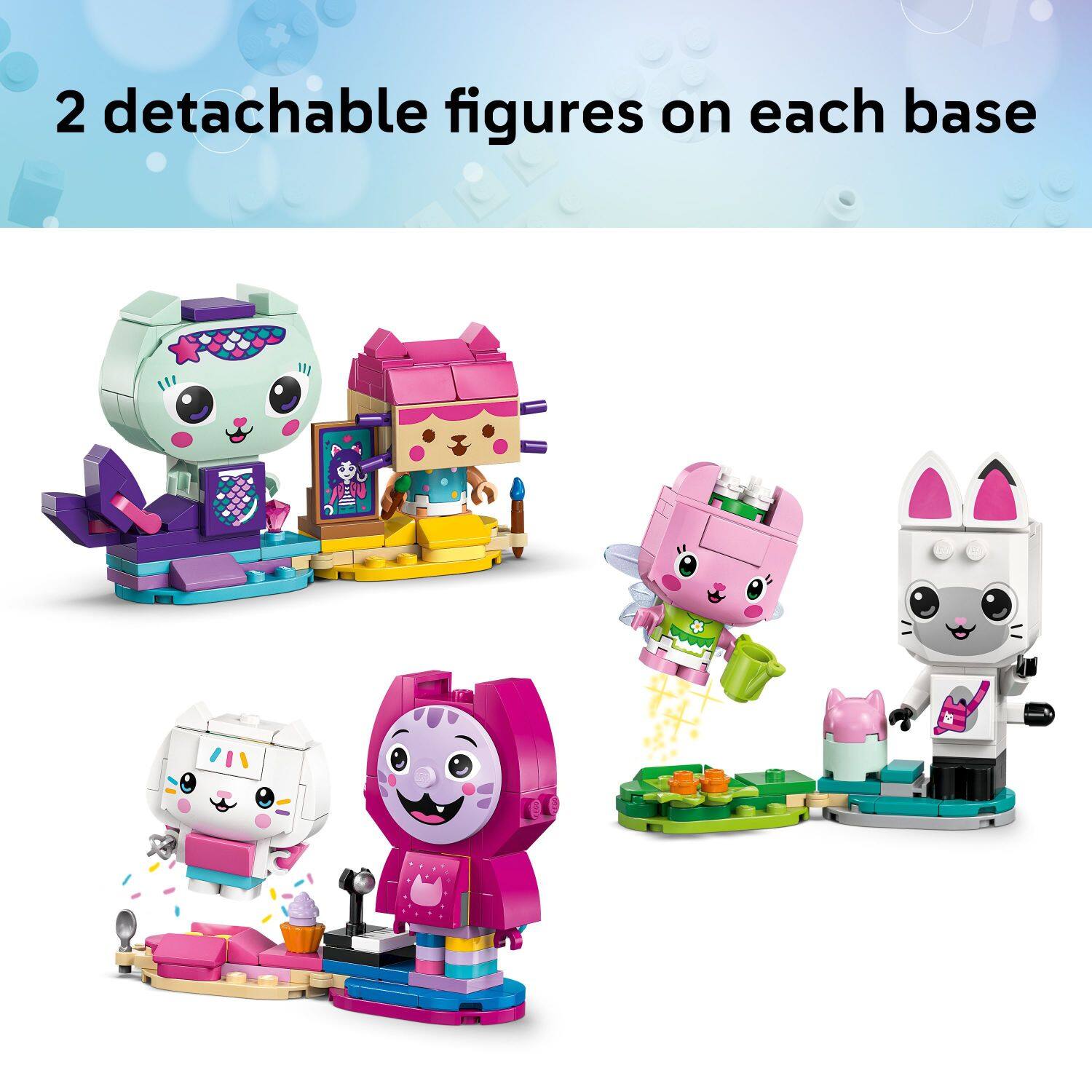 2 detachable figures on each base