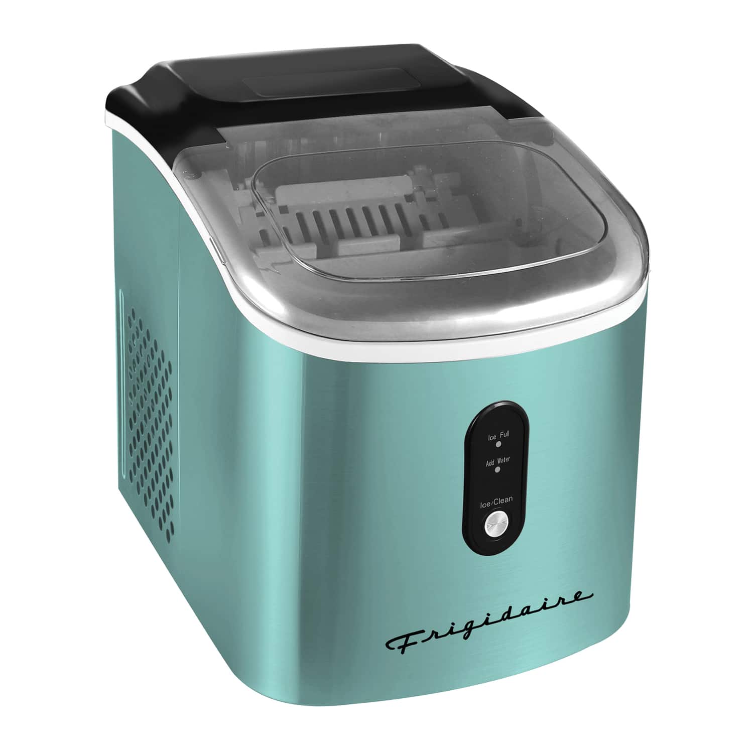 Frigidaire - Efic103-ssblue Stainless Steel Ice Maker, 26 Lbs. Per Day - Blue