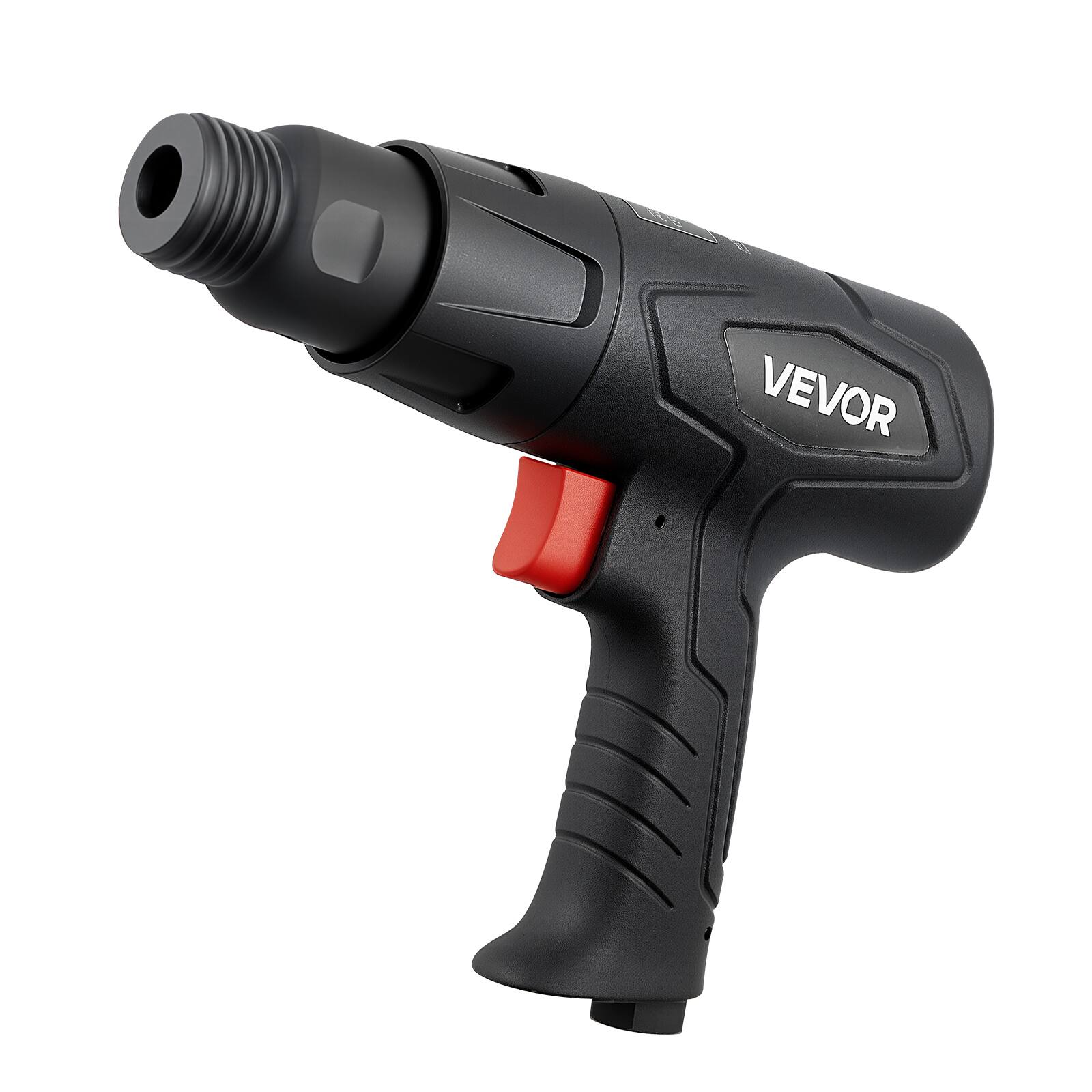 Alt View 5. VEVOR - Air Hammer, 2500-2700BPM Pneumatic Hammer with 2.76-inch Stroke & 4PCS 6.7" Long Barrel Chisels, Pistol-Grip Compact - Black.