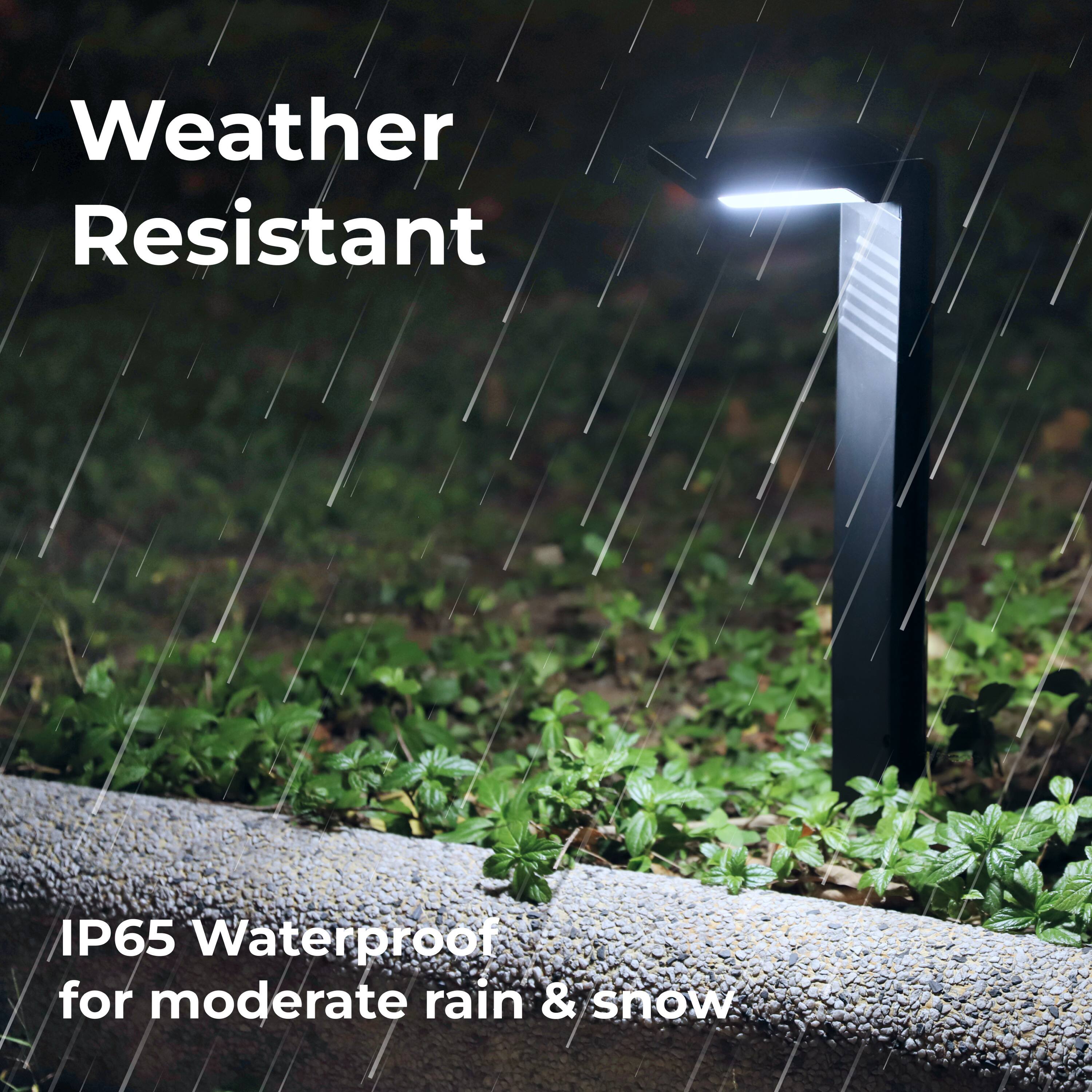 Weather Resistant
IP65 Waterproof for moderate rain & snow